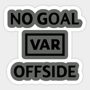 No Goal VAR offside Sticker